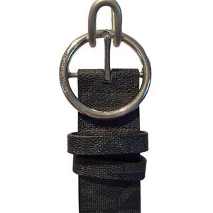 Women's Michael Kors belt in Large the brand's signature "MK" logo in brown